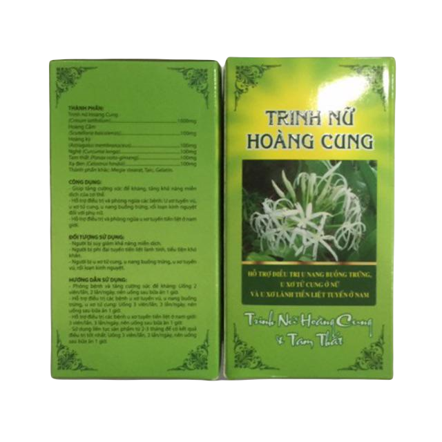 Trinh Nữ Hoàng Cung & Tam Thất USA (C/50v) (Xanh)