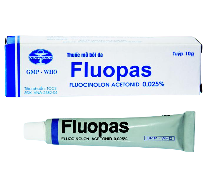Fluopas Ointment (Fluocinolon acetonid) Quảng Bình (Tuýp/10gr)