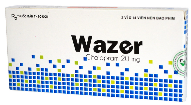 Wazer (Citalopram) 20mg Davipharm (H/28v)