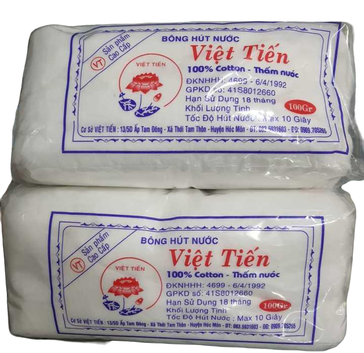 Bông Y Tế Việt Tiến (G/100gr)