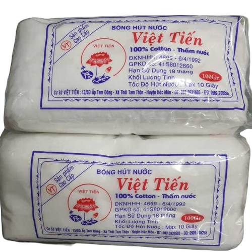Bông Y Tế Việt Tiến (G/100gr)