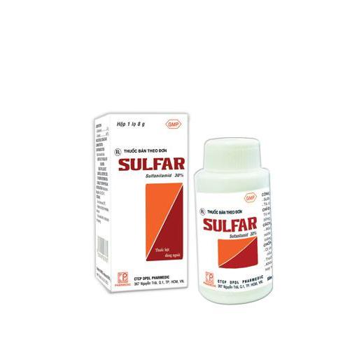 Sulfar (Sulfanilamid) Pharmedic (Lọ 8gr)