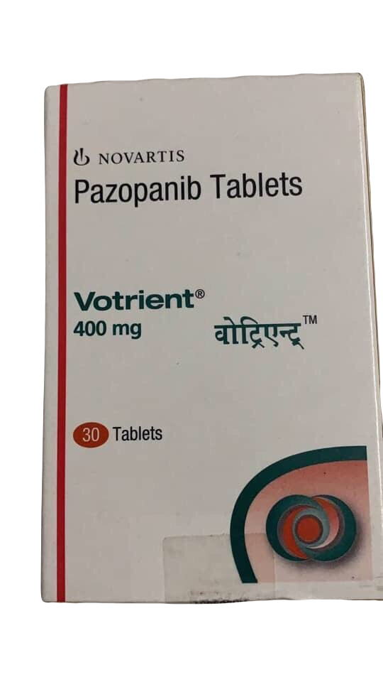 Votrient 400mg (Pazopanib) NOVARTIS (H/30v) INDIA