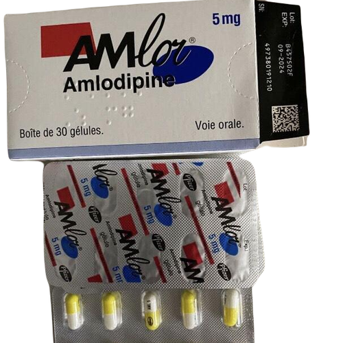 Amlor 5mg caps (Amlodipin) Pfizer France (H/30v)