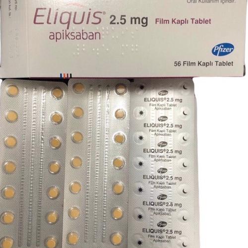 Eliquis 2.5mg (Apixaban) Pfizer Turkey (H/56V)