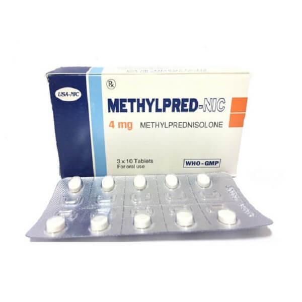 Methylprednisolon 4mg Usa-Nic (H/30v)
