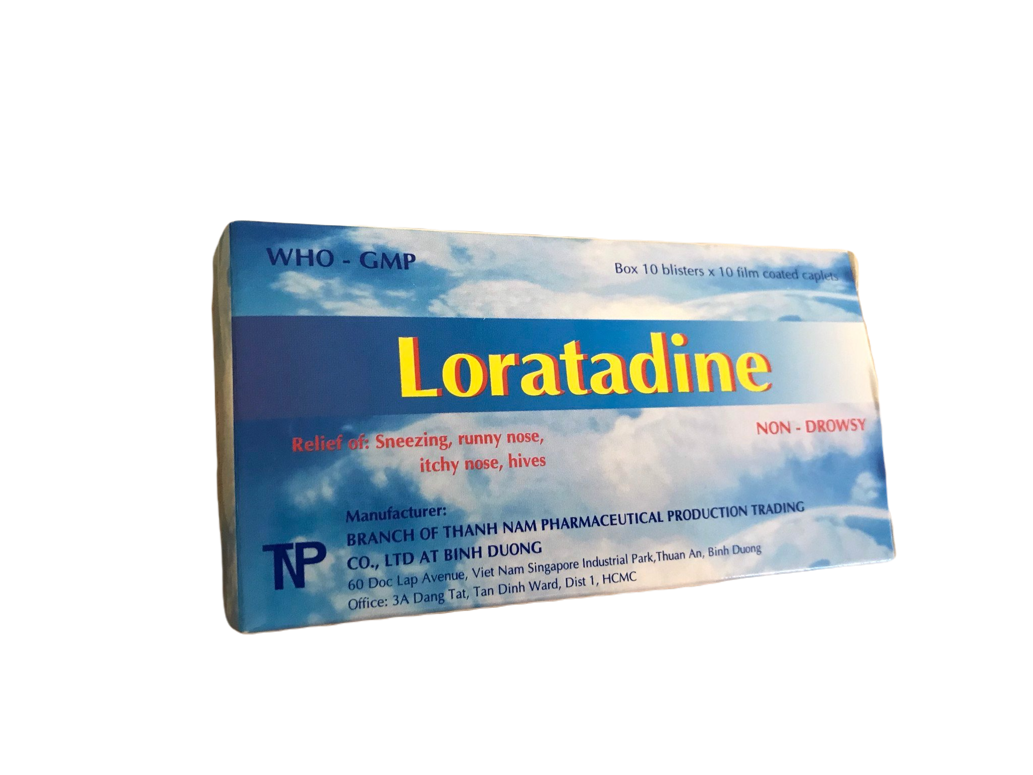 Loratadine Thành Nam (Hộp/100v)