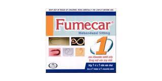 Fumecar (Mebendazol) 500mg Glomed (Lốc/10h/1v)