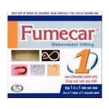 Fumecar (Mebendazol) 500mg Glomed (Lốc/10h/1v)