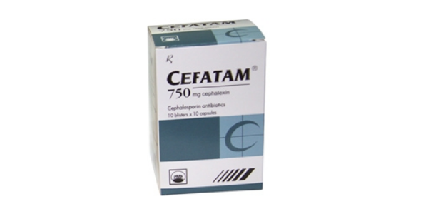 Cefatam (Cephalexin) 750mg Pymepharco (H/100v)