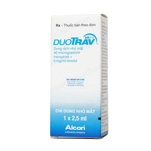 Duotrav (Timolol, Travoprost) Alcon (C/2,5ml)