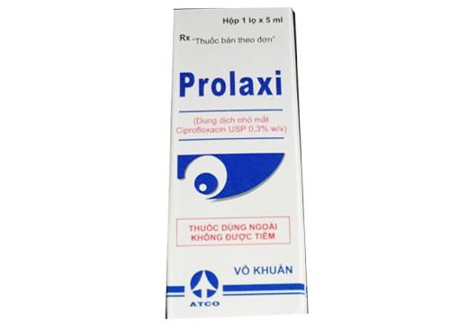 Prolaxi (Ciprofloxacin) Atco (Lốc/10Chai/5ml)