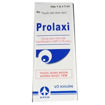 Prolaxi (Ciprofloxacin) Atco (Lốc/10Chai/5ml)