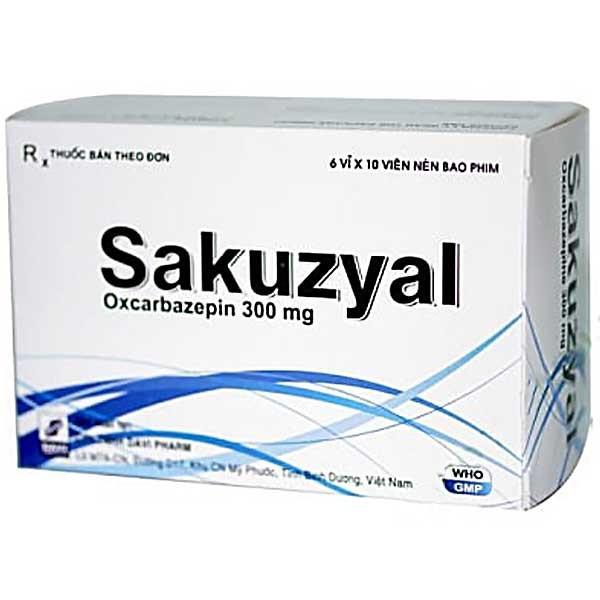 Sakuzyal 300mg (Oxcarbazepin) Davipharm (H/60v)
