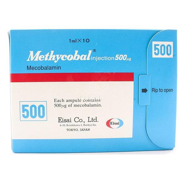 Methycobal Injection 500mg (Mecobalamin) Eisai (H/10o)