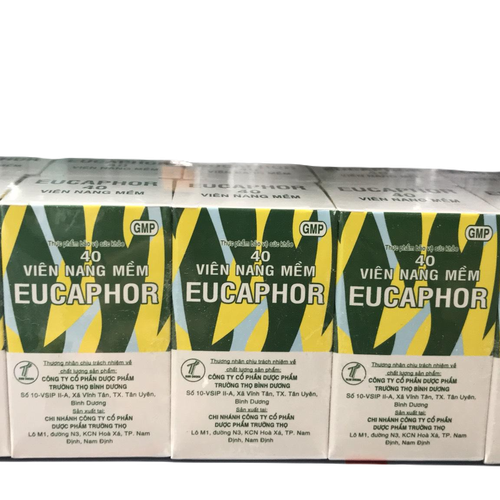 Eucaphor (Eucalyptol, Camphor, Guaiacol) Trường Thọ (Lốc/10c/40v)