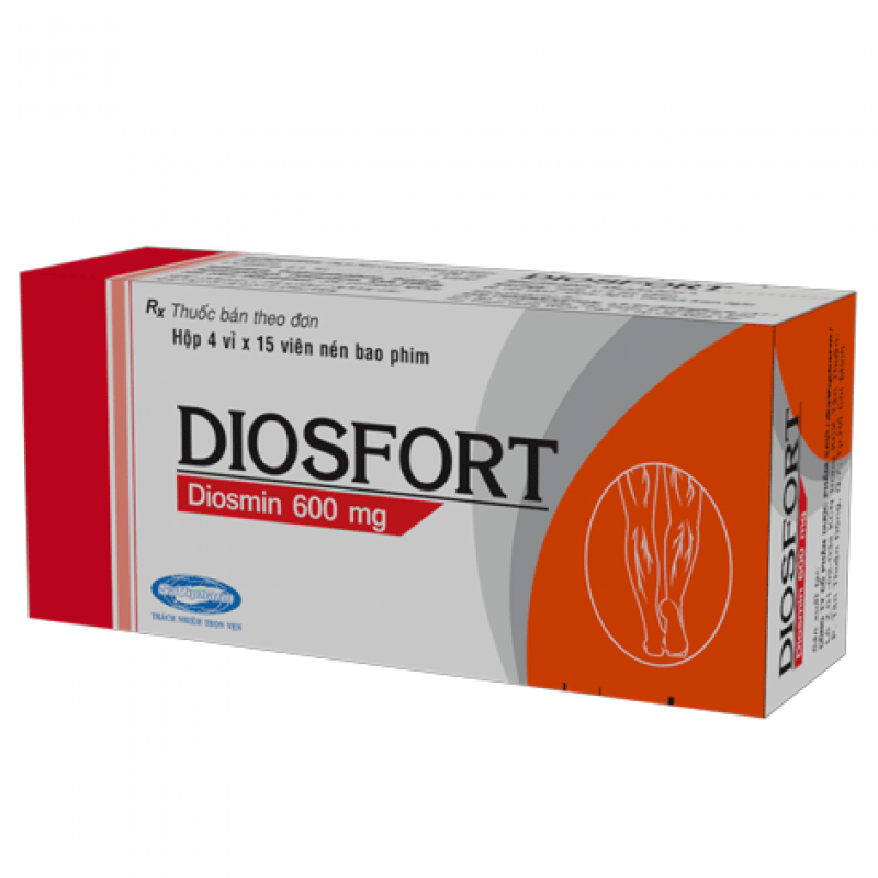 Diosfort (Diosmin) 600mg Savipharm (H/60v)