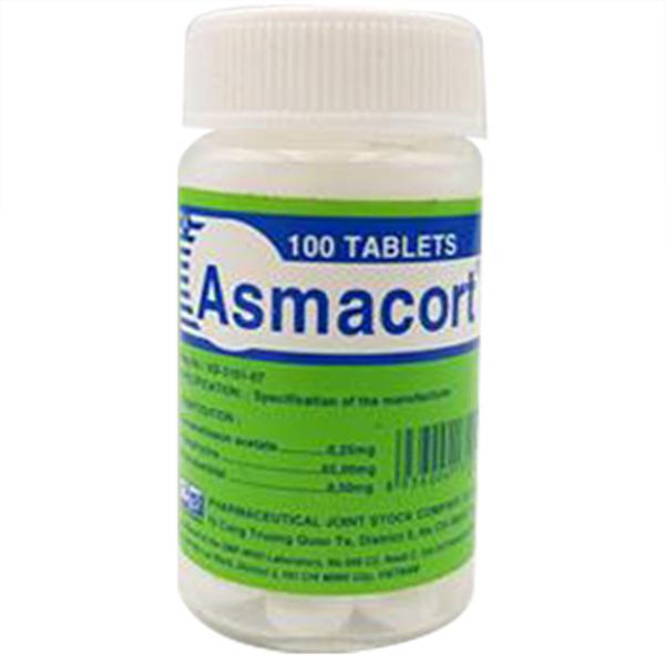 Asmacort (Dexamethasone, Phenobarbital, Theophylline) DP 3/2(C/100v)