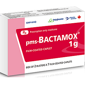 Bactamox 1g (Amoxicillin, Sulbactam) Imexpharm (H/14v)