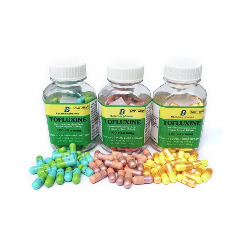 Tofluxine (Dextromethorphan, Terpin Hydrat) Becamex (C/100v)