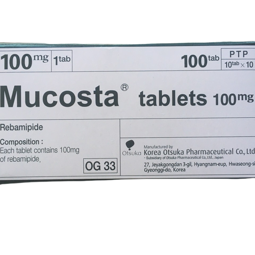 Mucosta (Rebamipide) 100mg Korea Otsuka (H/100v)