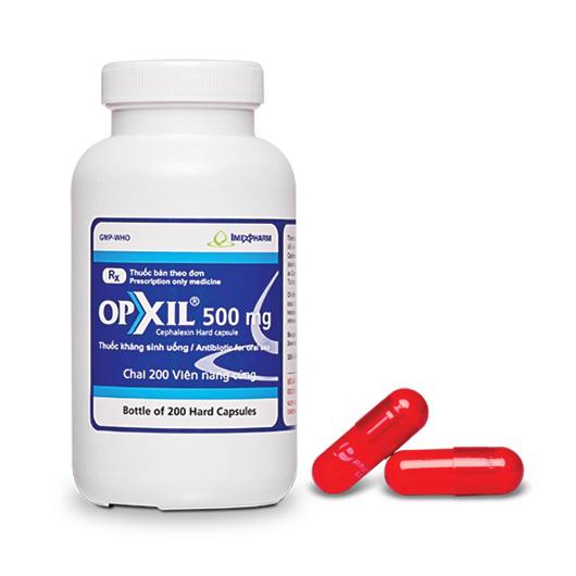 Opxil 500 (Cephalexin) Imexpharm (C/200v)