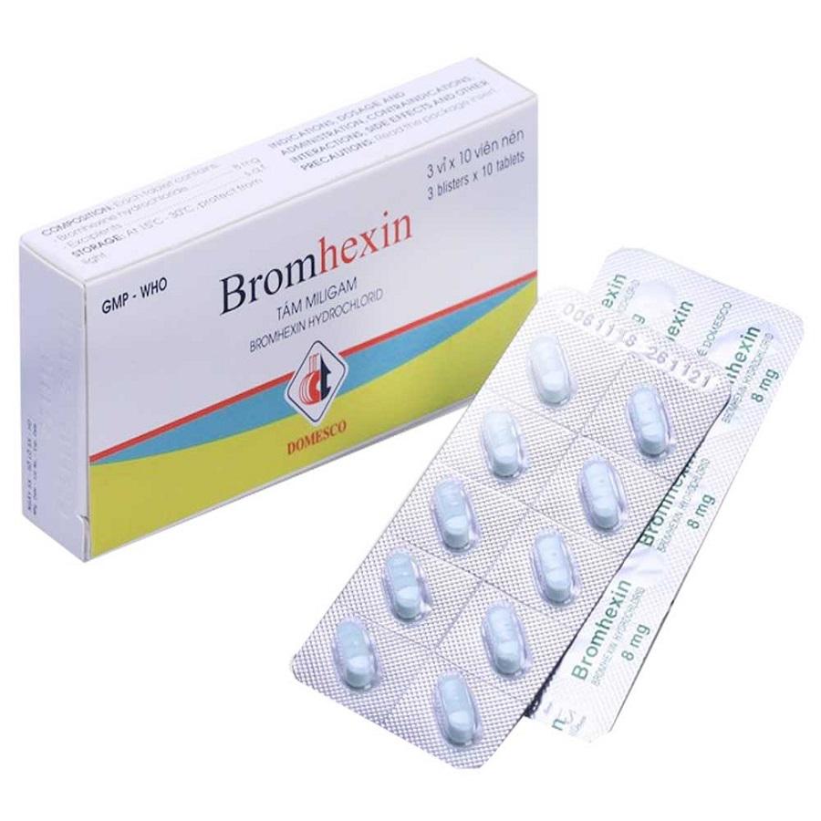 Bromhexine 8mg Domesco (H/30v)