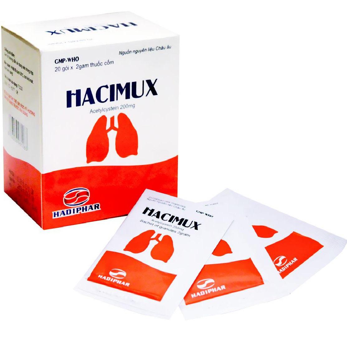 Hacimux (Acetylcystein) 200mg Hadiphar (H/20g)