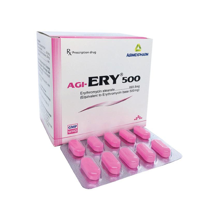 Agi-Ery 500 (Erythromycin) Agimexpharm (H/100v)
