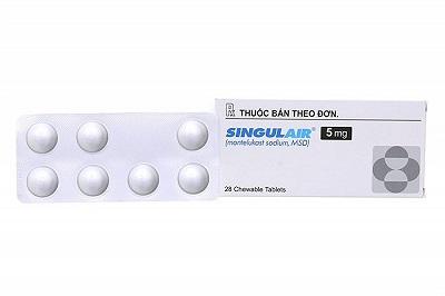 Singulair 5mg (Montelukast) msd (h/28v)CTY