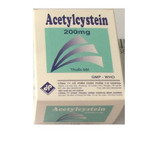 Acetylcystein 200mg Vidipha (H/20gói)