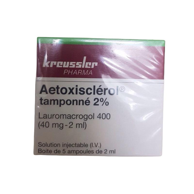 Aetoxisclerol 2% (Lauromacrogol) Kreussler (H/ 5 ống) France