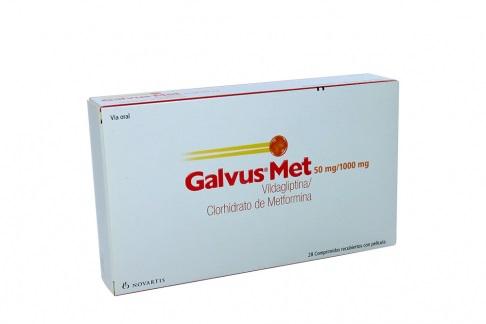 Galvus met 50mg/1000mg (Vildagliptin,Metformin) Novartis (h/60v) CTY