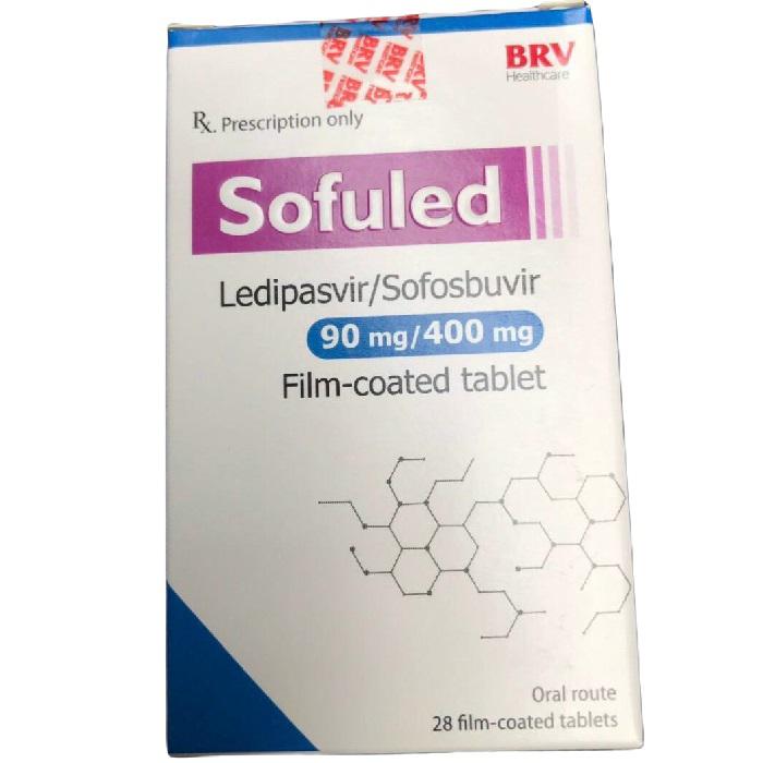 Sofuled (Ledipasvir, Sofosbuvir )BRV (H/28V) Ấn Độ