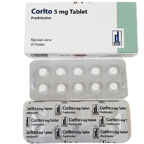 Corlto 5mg (Prednisolon) Deva Turkey (H/20v)