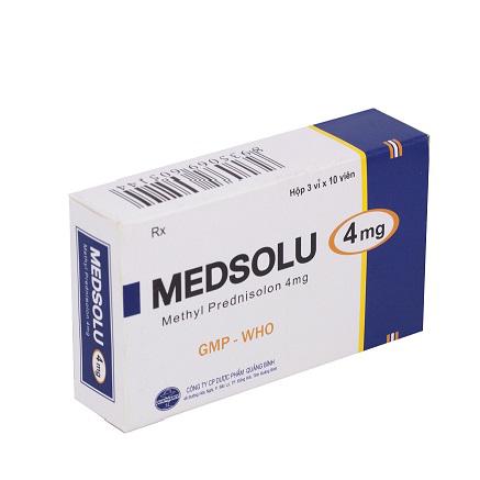 Medsolu 4mg (Methyl Prednisolon) Quảng Bình (H/30v)