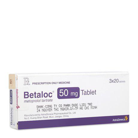 Betaloc 50mg (Metoprolol) AstraZeneca (H/60v)
