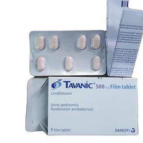 Tavanic 500mg (Levofloxacin)  Sanofi Turkey (H/7V)