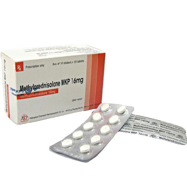 Methylprednisolone MKP 16mg Mekophar (H/100v)