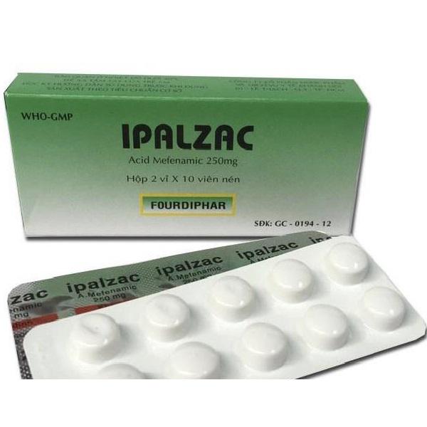 Ipalzac 250mg (Acid Mefenamic) Khánh Hội (H/20v)