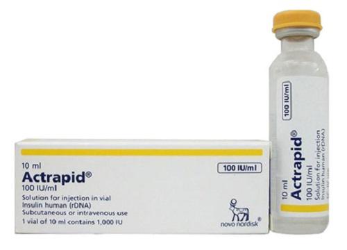 Actrapid 100Iu/ml (Insulin) _Novo Nordisk (H/1 lọ 10ml)