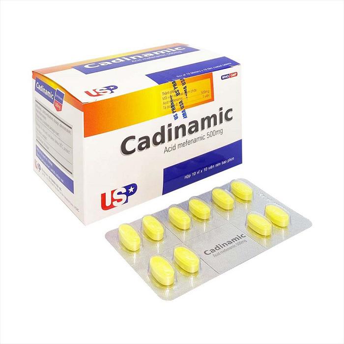 Cadinamic 500mg (Acid Mefenamic) US Pharma (H/100v)