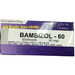 Bambizol 60mg (Etoricoxib) Lessac (H/100v)
