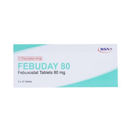 Febuday  80mg (Febuxostat) MSN (H/30v)