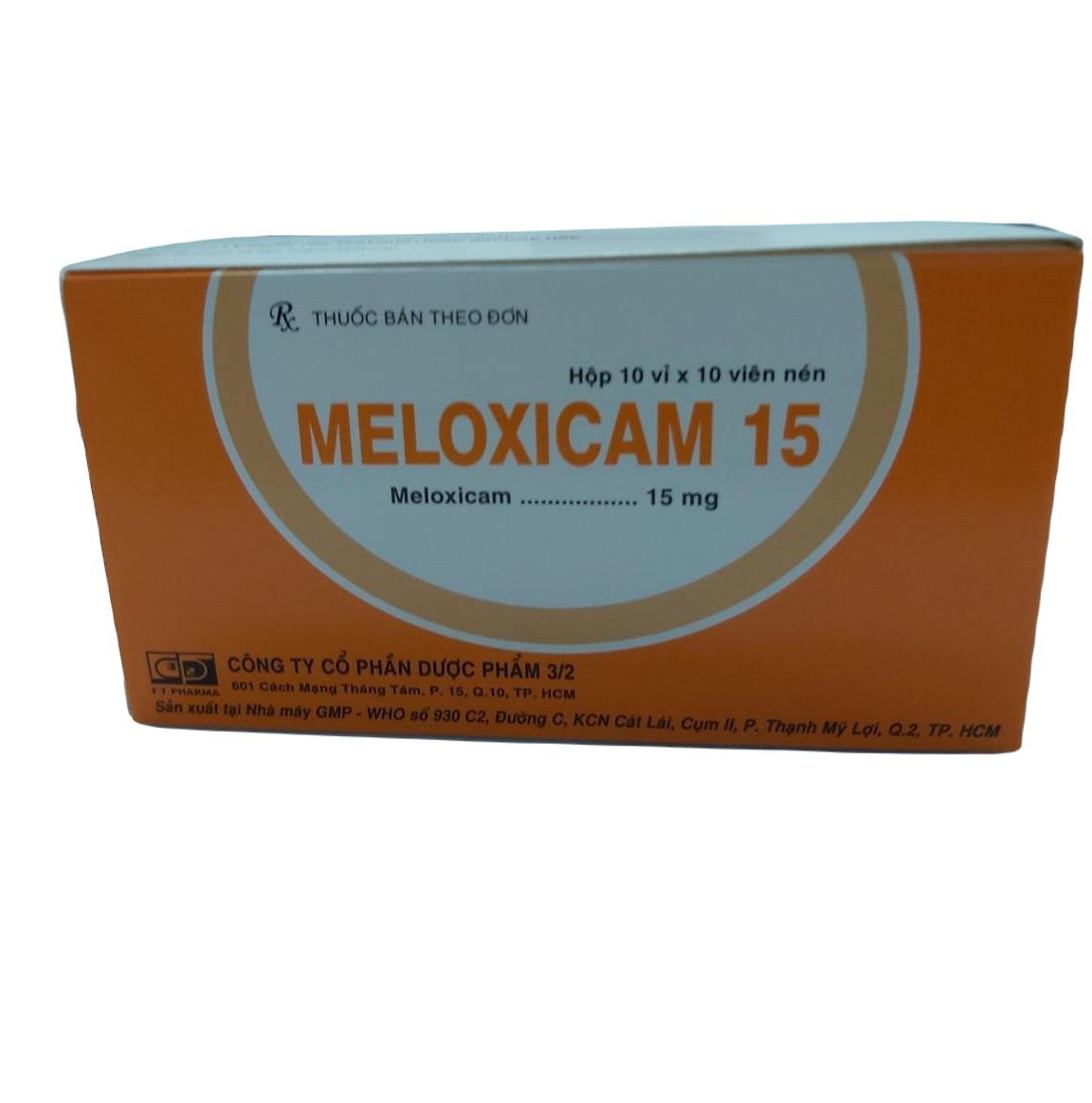 Meloxicam 15mg DP 3/2 (H/100v)