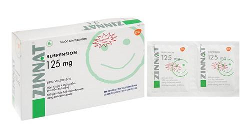 Zinnat Suspension 125 (Cefuroxime) GSK (H/10g)