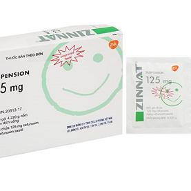 Zinnat Suspension 125 (Cefuroxime) GSK (H/10g)