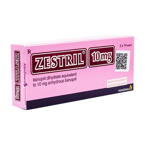 Zestril 10mg (Lisinopril) AstraZenca (h/28v)