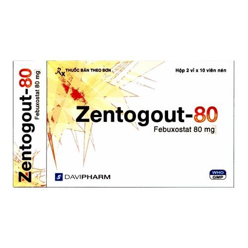 Zentogut 80 (Febuxostat) Davipharm (H/20v)