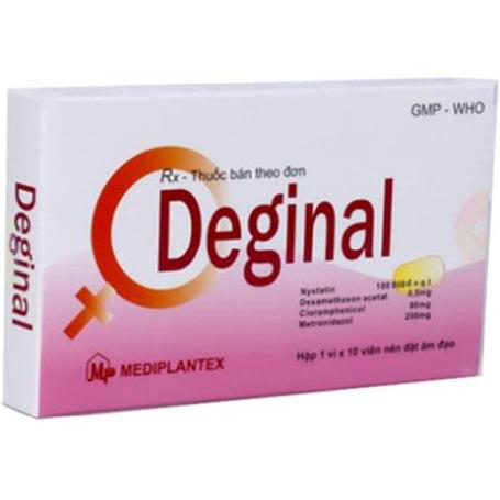 Deginal (Metronidazole, Chloramphenicol, Nystatin, Dexamethasone) Mediplantex (H/10v)